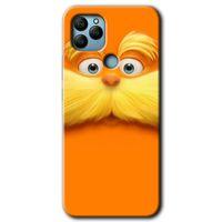 MRCİLETİSİM General Mobile GM 22 Plus Kılıf HD Desen Baskılı Arka Kapak + Temperli Cam - Garfield