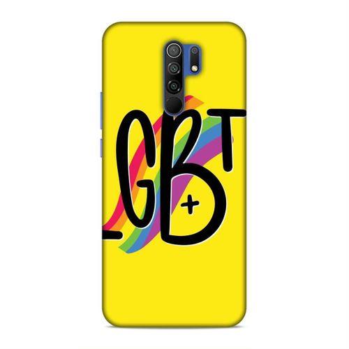 Xiaomi Redmi 9 Kılıf Lgbt Sari Arka Kapak Silikon Koruma Full Koruyucu