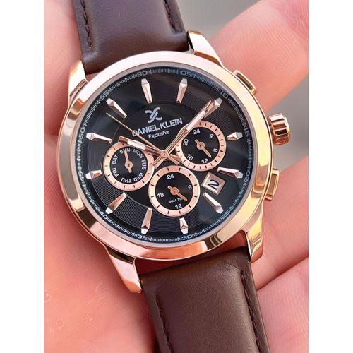 Daniel Klein Deri Kordon İç Kadran Fonksiyonları Aktif 3 Atm Suya Dayanıklı Erkek Kol Saati E140032-5