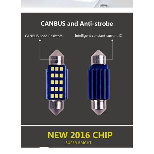 Dekoratif led ampul 12SMD CANBUS 31mm sofit ampul beyaz/ LAAM868