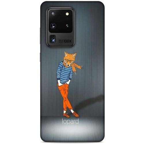 Samsung Galaxy S20 Ultra Kılıf FunnyMaX (48) Bumper Kılıf Turuncu Tilki