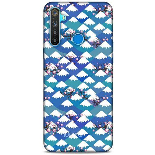 Oppo Realme 5i Kılıf Pastel Renkler (16) Kalın Kılıf Yeşil Mavi