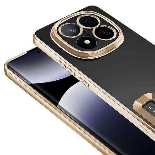 Xiaomi Redmi Note 14 Pro 5G Kılıf Kamera Korumalı Logo Gösteren Zore Omega Kapak