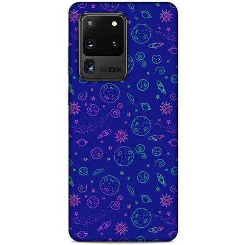 Spacex (36) Tema Glitter Kılıf Samsung Galaxy S20 Ultra Kılıf