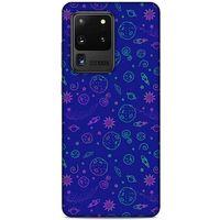 Spacex (36) Tema Glitter Kılıf Samsung Galaxy S20 Ultra Kılıf