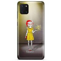 Huawei Y5P Kılıf FunnyMaX (32) Soft Silikon Kılıf Turuncu Kahve