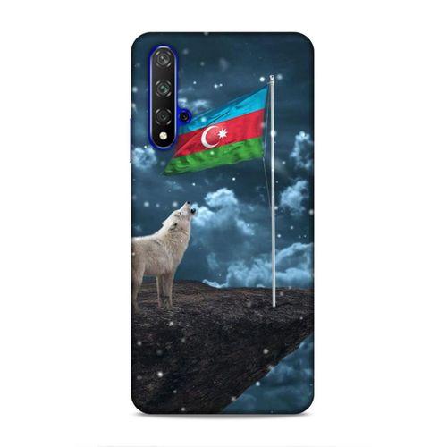Huawei P Smart S 2020 Uyumlu Kılıf Azarbaijan (25) Antişok Kapak Kurt Bayrak