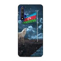 Huawei P Smart S 2020 Uyumlu Kılıf Azarbaijan (25) Antişok Kapak Kurt Bayrak