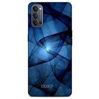 Oppo Reno 4 Kılıf Pastel Renkler (13) Silikon Kap Lacivert