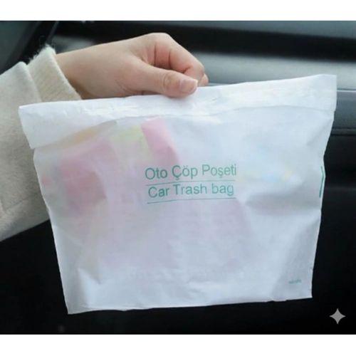 Pratik Su Geçirmez Oto Araba Çöp Poşeti 20 Adet