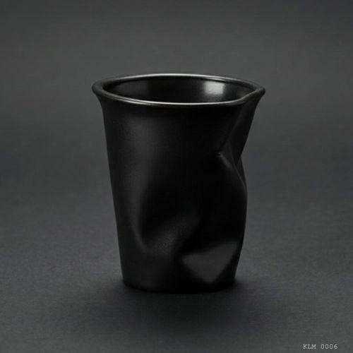 Siyah Modern Yamuk Formlu Bardak Masaüstü ve Ofis Düzenleyici