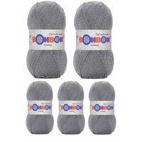 5 Adet Festival Simli Örgü İpi Yünü Renk No:233