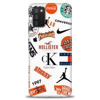 Samsung Galaxy A02S Kılıf HD Baskılı Kılıf - Stussy + Tam Ekran Koruyucu