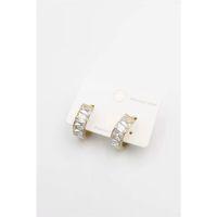 Taşlı Küpe - Altın