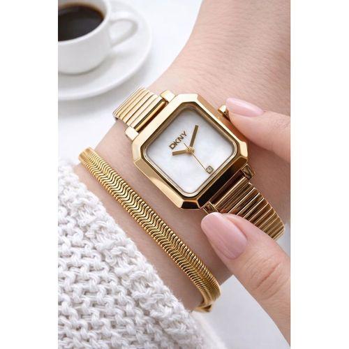 DKNY 2 Yıl Garantili 3 Atm Suya Dayanıklı Kararma Renk Atma Yapmaz Kadın Kol Saati+Bileklik DL123.35