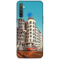 Oppo Realme 5i Kılıf Dünya Mimarisi (35) Fit Design Kılıf The Dancing House Çekya