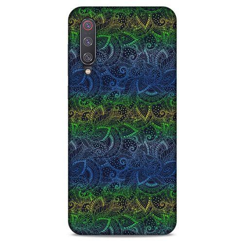 Xiaomi Mi 9 Kılıf Desenli Özel Seri Tüyler (44) Tough Armor Kılıf