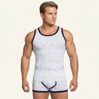 Berrak Erkek  Çapa Ve Çizgi Baskı Rambo Atlet 1041