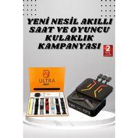 Powerbank Kulaklık Ve 7 Kordonlu Akıllı Saat Çoklu Şarj Girişi Bluetooth Bağlantılı