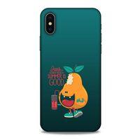 Frutix Armut 02 Apple Iphone X Kılıf Desenli Silikon