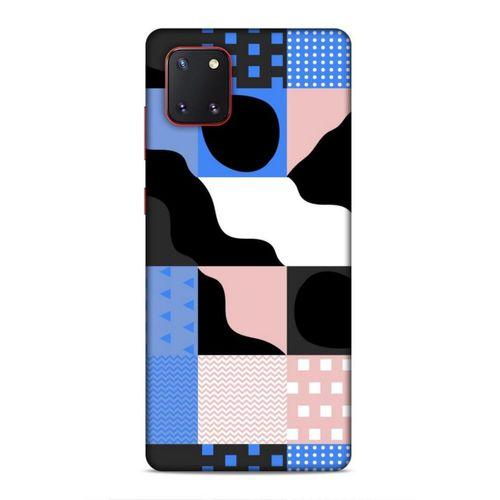 Samsung Galaxy Note 10 Lite Uyumlu Kılıf Insomnia (44) Tough Armor Kılıf Mavi Siyah