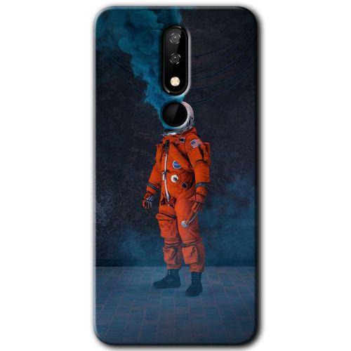 Casper Via P3 Kılıf HD Desen Baskılı Arka Kapak - Smoke Astronot