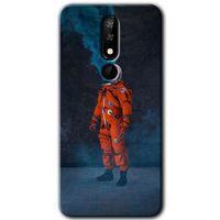 Casper Via P3 Kılıf HD Desen Baskılı Arka Kapak - Smoke Astronot