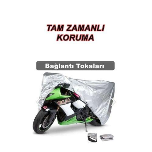 Kanuni Gv 170 Motor Brandası Arka Çanta Uyumlu (bağlant,kilit Uyumlu) 4 Mevsim Koruma Gri