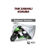 Kanuni Gv 170 Motor Brandası Arka Çanta Uyumlu (bağlant,kilit Uyumlu) 4 Mevsim Koruma Gri