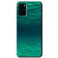 Galaxy S20 Plus Kılıf HD Desen Baskılı Arka Kapak - Derin Deniz + Kırılmaz Cam