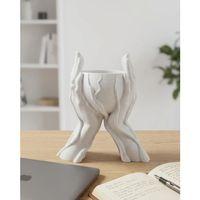 Es El Figürlü Dekoratif 3d Baskı Vazo Saksı Ev Dekorasyonu