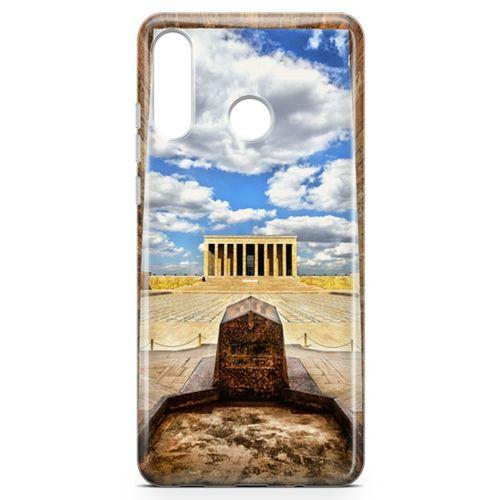 Huawei P30 Lite 2020 Kılıf Anıtkabir Perspektif Arka Kapak Koruma Desenli Full Koruyucu