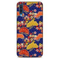 Samsung Galaxy A50 Kılıf Japonya (50) Shockproof Kılıf Renkli Çiçekler