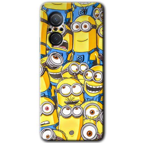 Potkal Hediye Fabrikası Huawei Nova 9 SE Kılıf HD Desen Baskılı Arka Kapak - Minion Ordusu