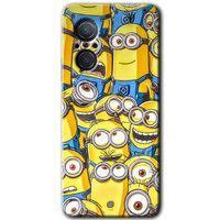 Potkal Hediye Fabrikası Huawei Nova 9 SE Kılıf HD Desen Baskılı Arka Kapak - Minion Ordusu