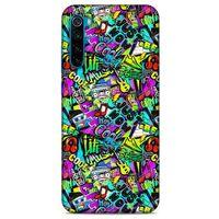 Graffitix (9) Desenli Silikon Kapak Xiaomi Redmi Note 8T Kılıf
