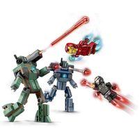 Nessiworld 76320 Lego Marvel Iron Man ve War Machine Hammer Dronlara Karşı 204 parça +7 yaş