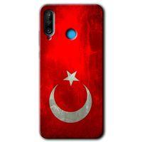 Huawei P30 Lite Kılıf HD Desen Baskılı Arka Kapak - Albayrak