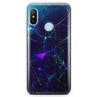 Xiaomi Mi A2 Lite Kılıf Rainbow Ağlar Arka Kapak Koruma Desenli Full Koruyucu