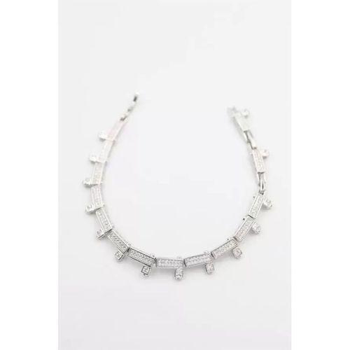 Taşlı Xuping Bileklik - Gümüş