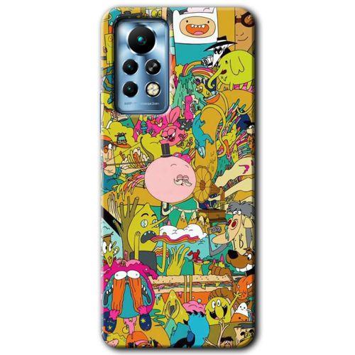 İnfinix Note 11 Pro Kılıf HD Desen Baskılı Arka Kapak - Süper Çizgi Kahramanlar 2