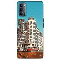 Oppo Reno 4 Kılıf Dünya Mimarisi (35) Fit Design Kılıf The Dancing House Çekya