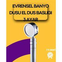 Sağlam Metal Hortum Bağlantılı, 360° Hareketli Duş Başlığı