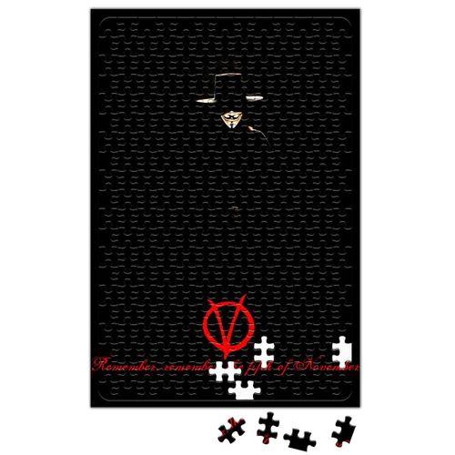 V For Vendetta Remember Puzzle 240 Parça Yapboz