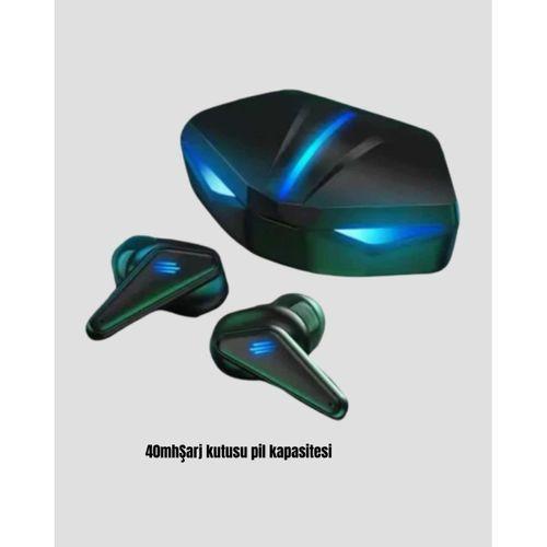 Bluetooth Kulaklık Tam Kablosuz Stereo Led Işıklı