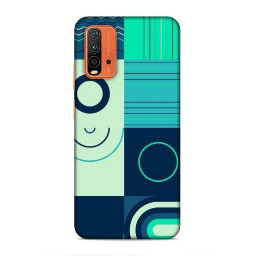 Xiaomi Redmi Note 9 4g Uyumlu Kılıf Insomnia (10) Full Koruma Kılıfı Yeşil Lacivert