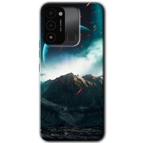 Tecno Spark 8C Kılıf HD Desen Baskılı Arka Kapak - Uzay Gökyüzü