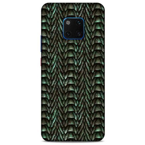 Huawei Mate 20 Pro Kılıf Dragons (9) Kılıf Ejderha Cilt Açık Yeşil