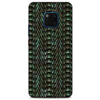 Huawei Mate 20 Pro Kılıf Dragons (9) Kılıf Ejderha Cilt Açık Yeşil