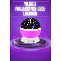 Yıldız Görünümlü Gece Lambası Renkli Masa Lambası Gökyüzü Projeksiyon